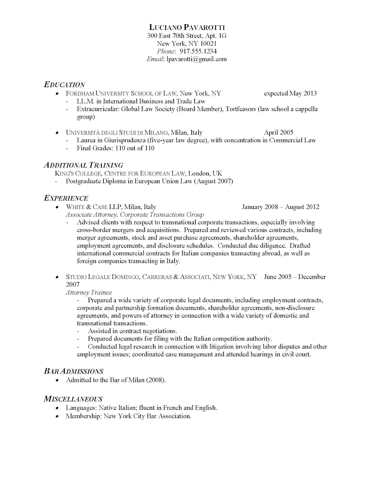 Best Resumes Format