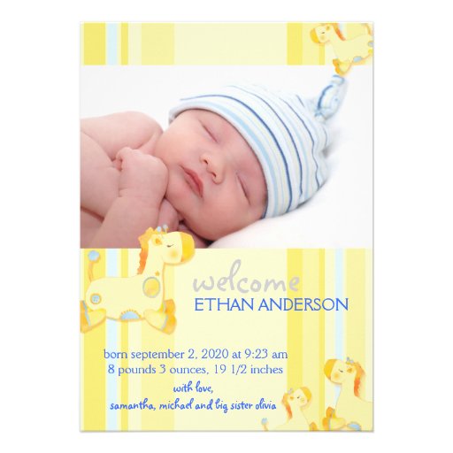 Birth Announcement Text Wording