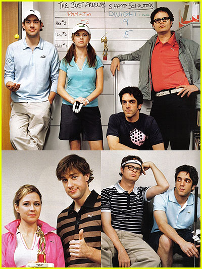 Bj Novak And Jenna Fischer