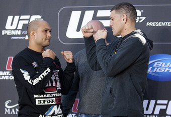 Bj Penn Vs Nick Diaz Results