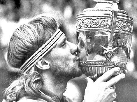 Bjorn Borg Wimbledon Trophies