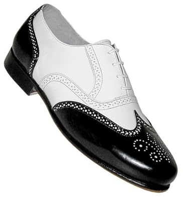 Black And White Dance Shoes Men