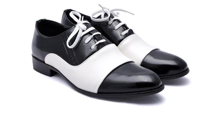 Black And White Dance Shoes Men