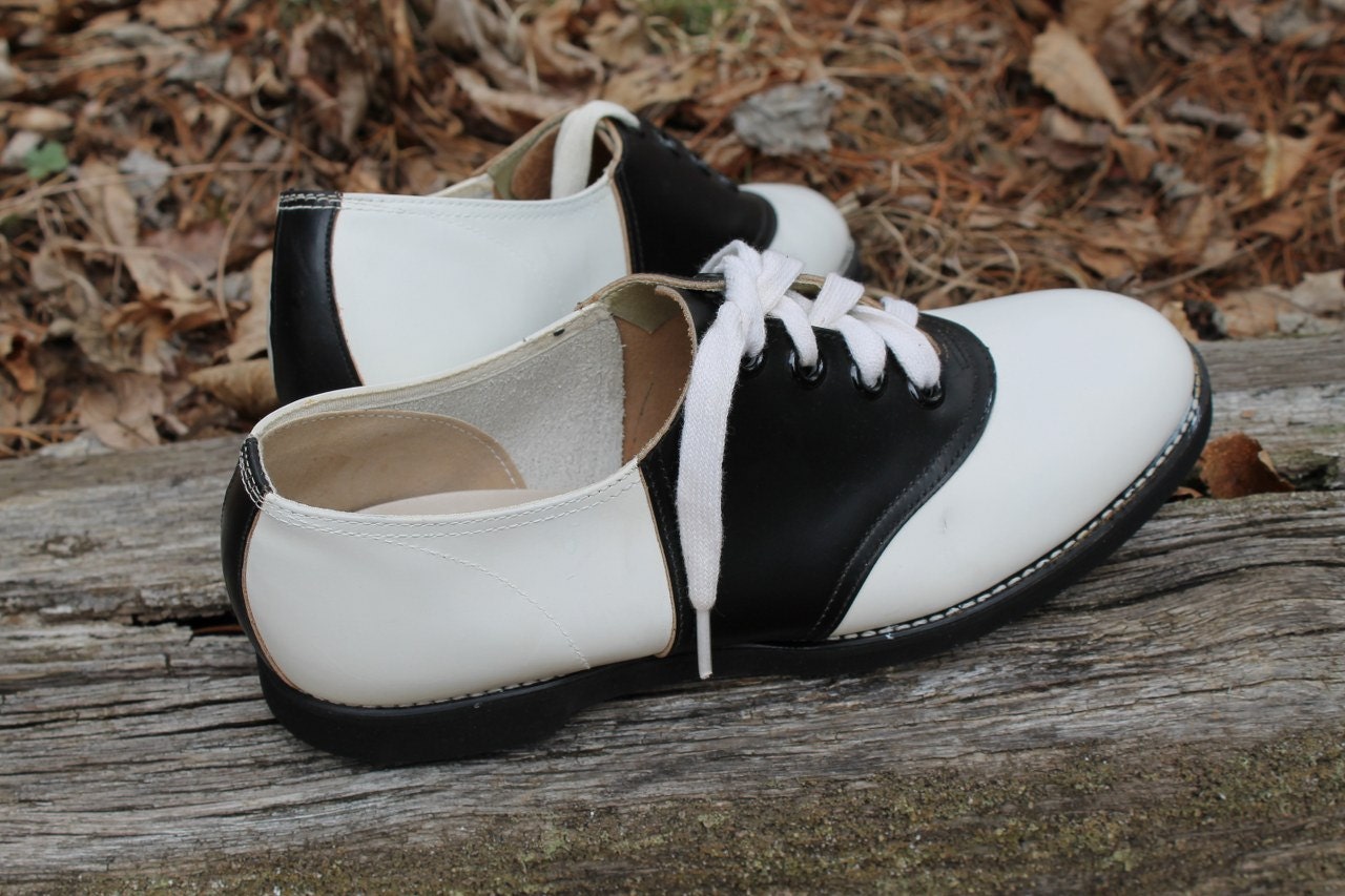 Black And White Dance Shoes Men