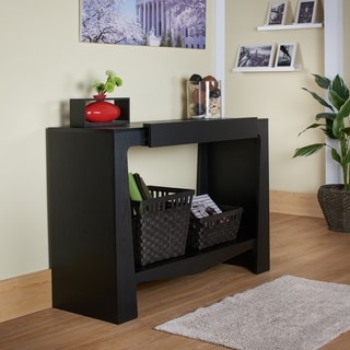 Black Console Table With Mirror