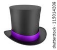 Black Top Hat Cartoon