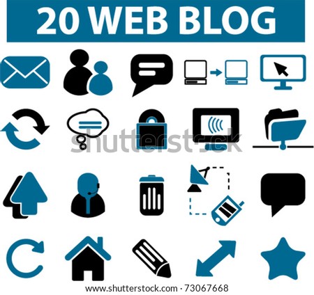 Blog Icon Vector