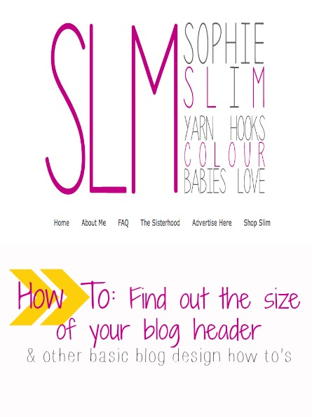 Blogger Header Size