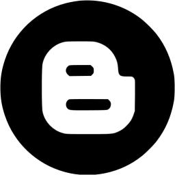 Blogger Icon Black