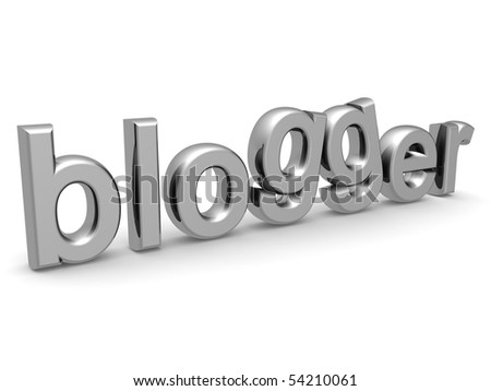 Blogger Logo White