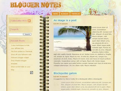 Blogger Templates Free Vintage