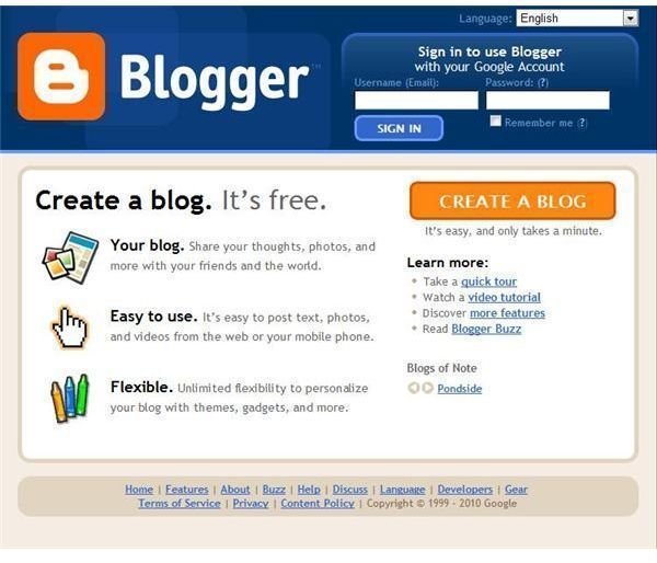 Blogging Sites List