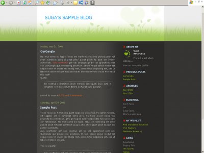 Blogspot Layouts