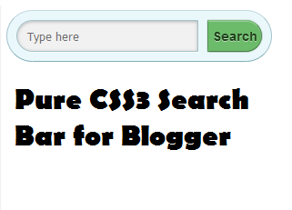 Blogspot Search Widget