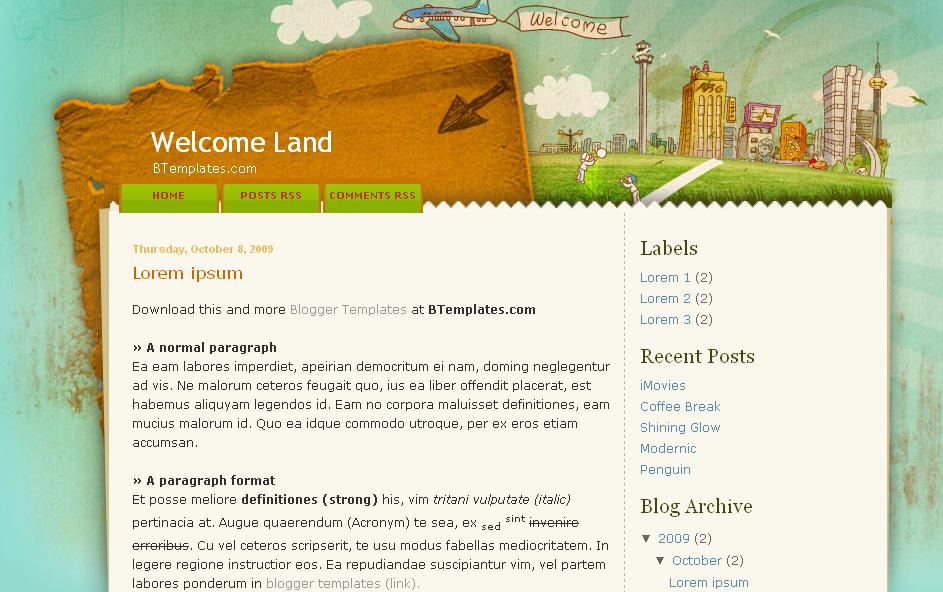 Blogspot Themes Free