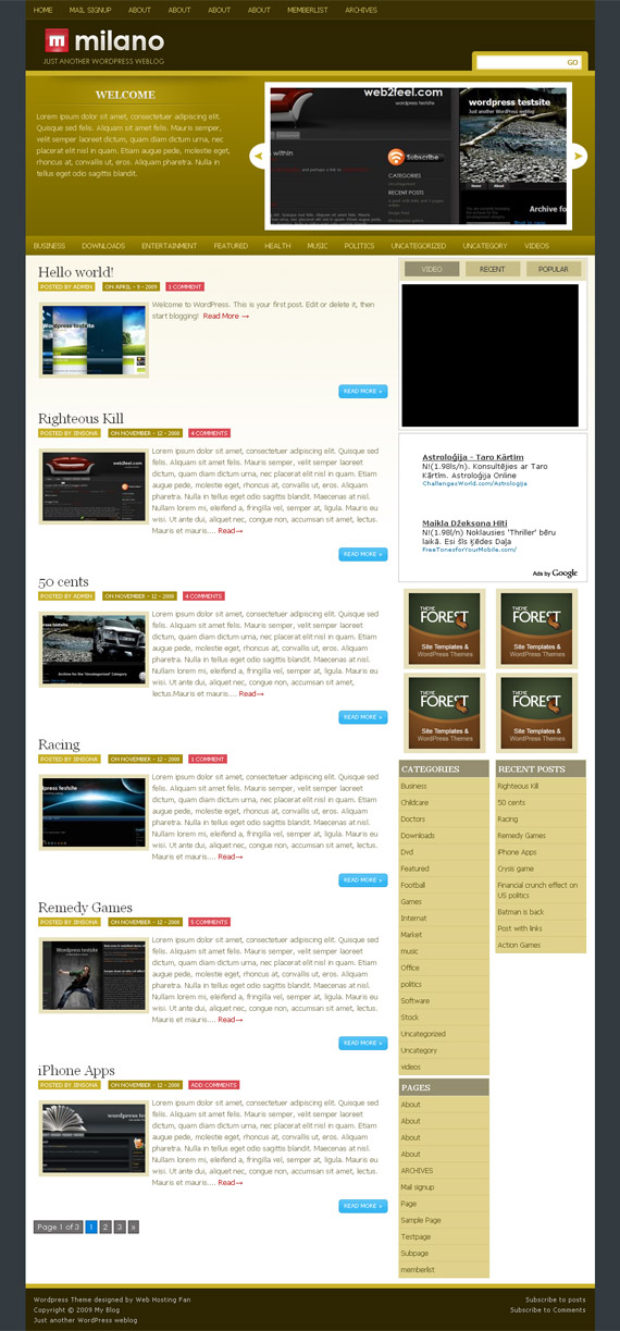 Blogspot Themes Free