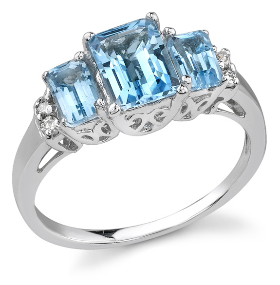 Blue Topaz Rings