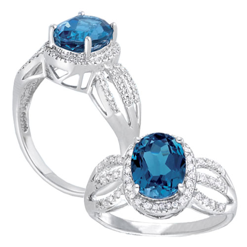 Blue Topaz Rings