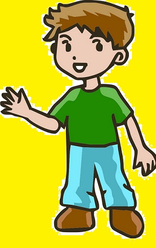 Boy Speaking Clipart