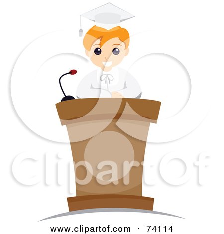 Boy Speaking Clipart