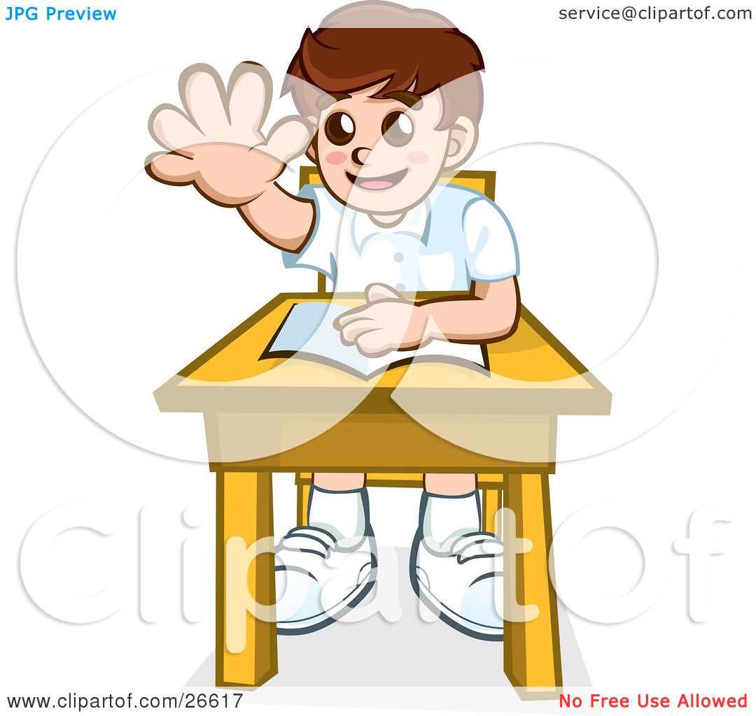 Boy Speaking Clipart