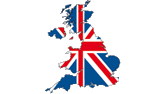 Britain Flag Map