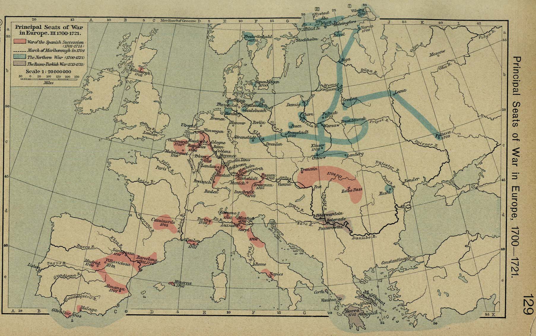 Britain Map 1700