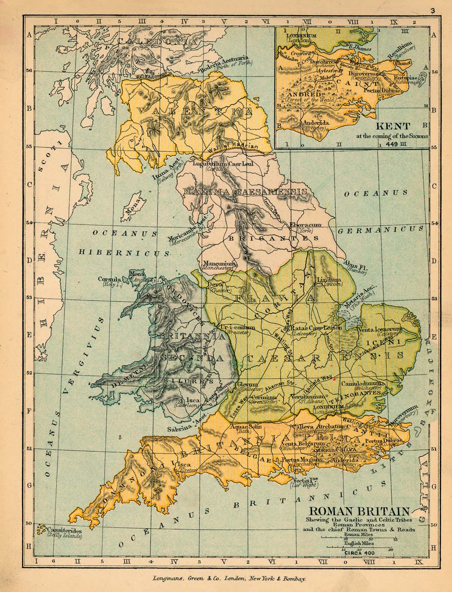 Britain Map 1700