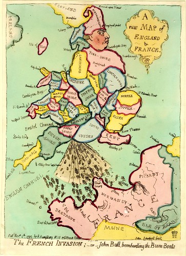 Britain Map Cartoon