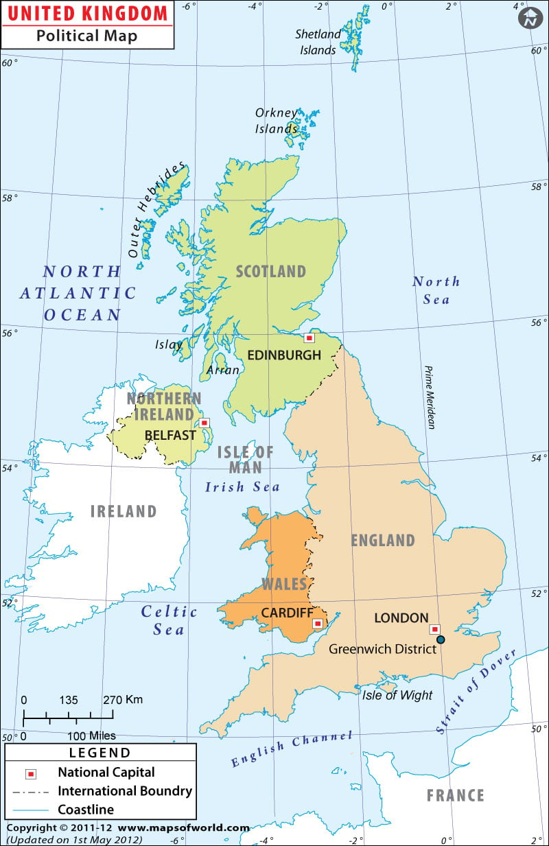 Britain Map Outline