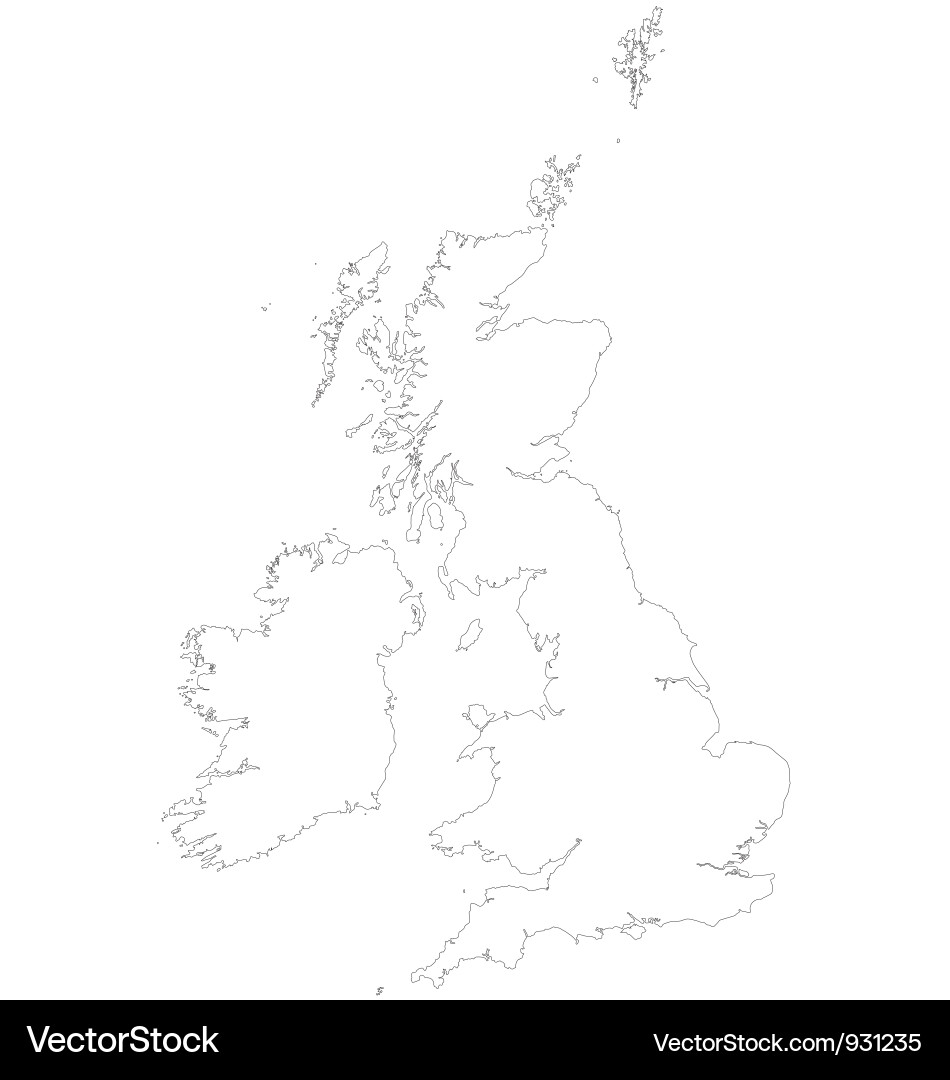 Britain Map Outline