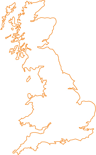 Britain Map Outline