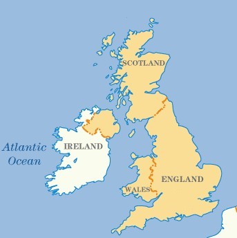 Britain Map Outline