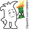 Burning Money Tattoos Designs