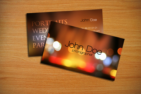 Business Card Design Ideas For Photographers