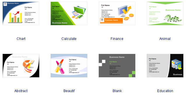 Business Card Design Samples Free