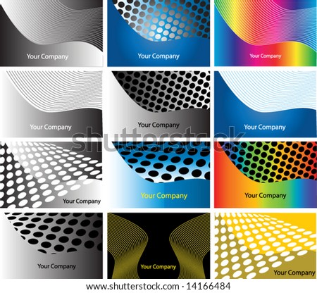 Business Cards Backgrounds Abstract