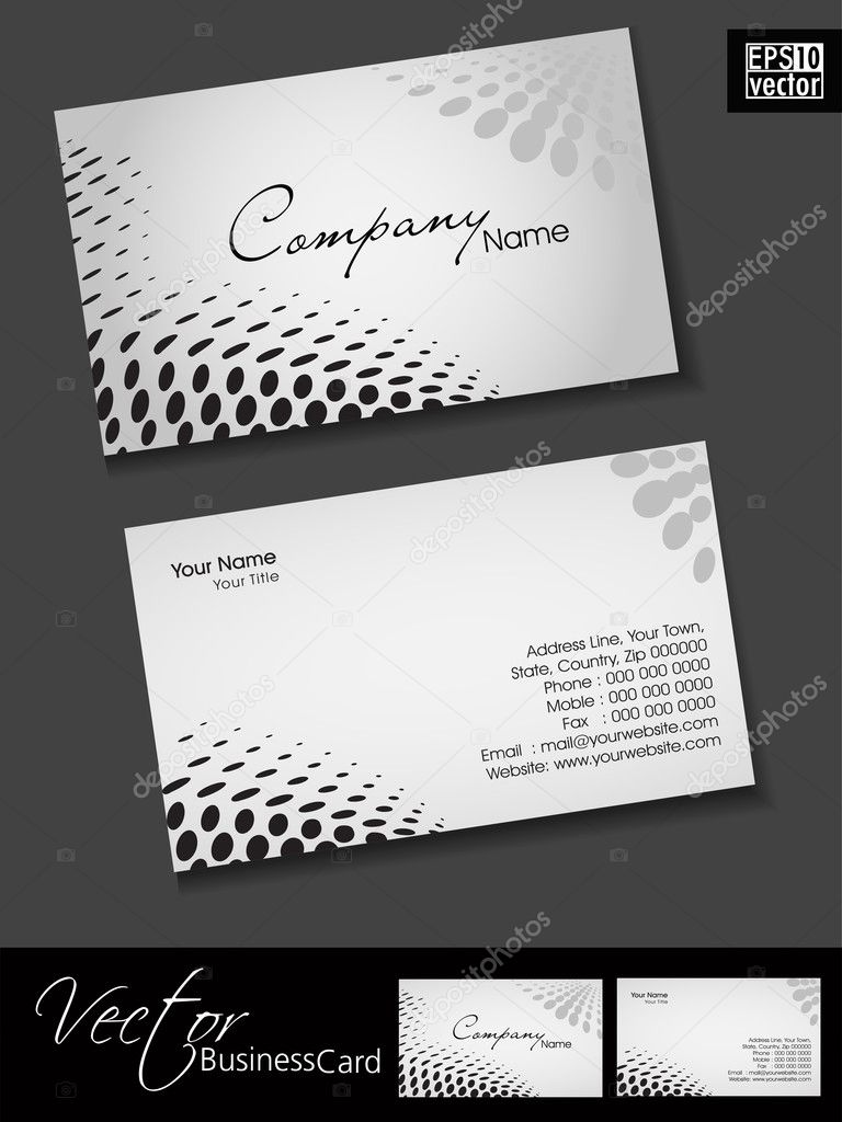 Business Cards Backgrounds Abstract