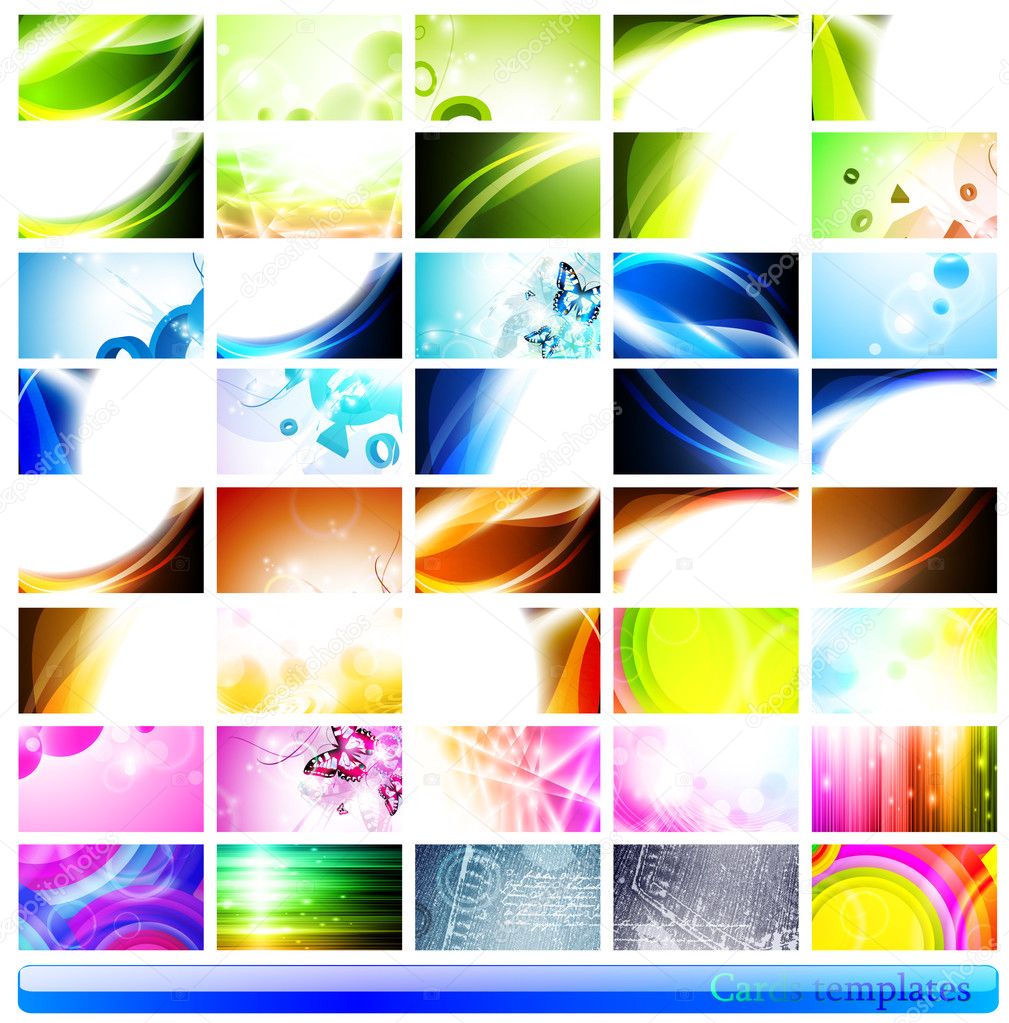 Business Cards Backgrounds Abstract