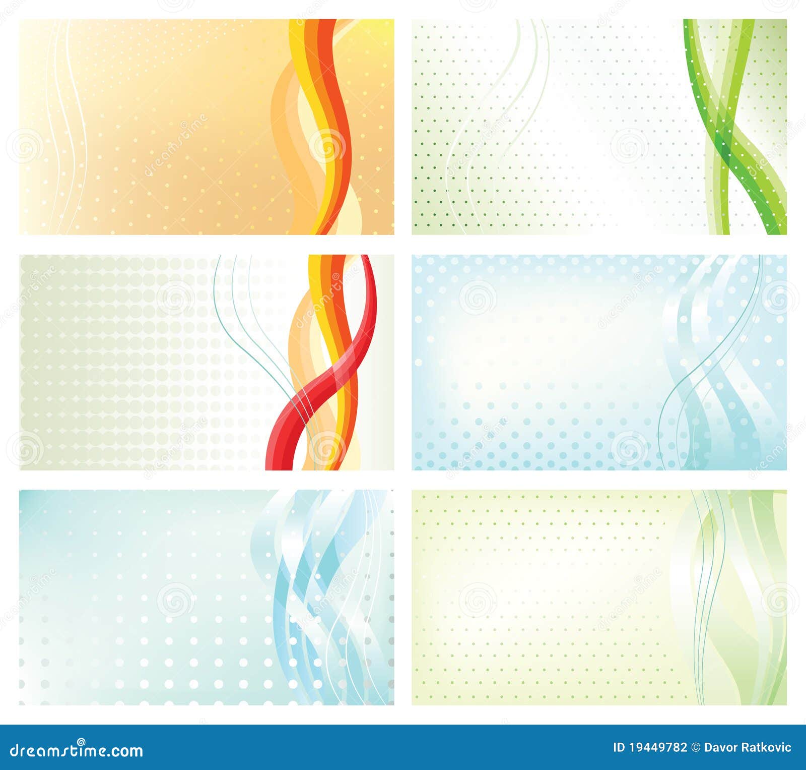 Business Cards Backgrounds Abstract