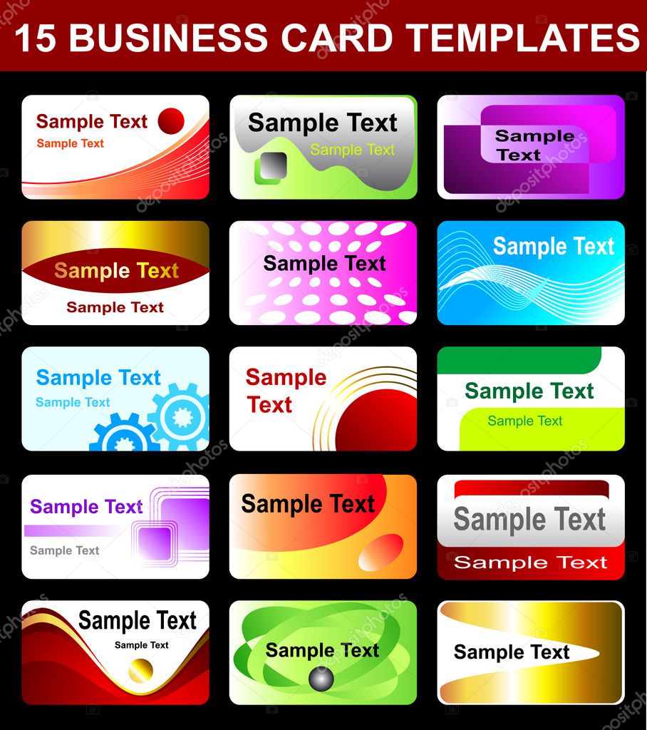 Business Cards Backgrounds Vector