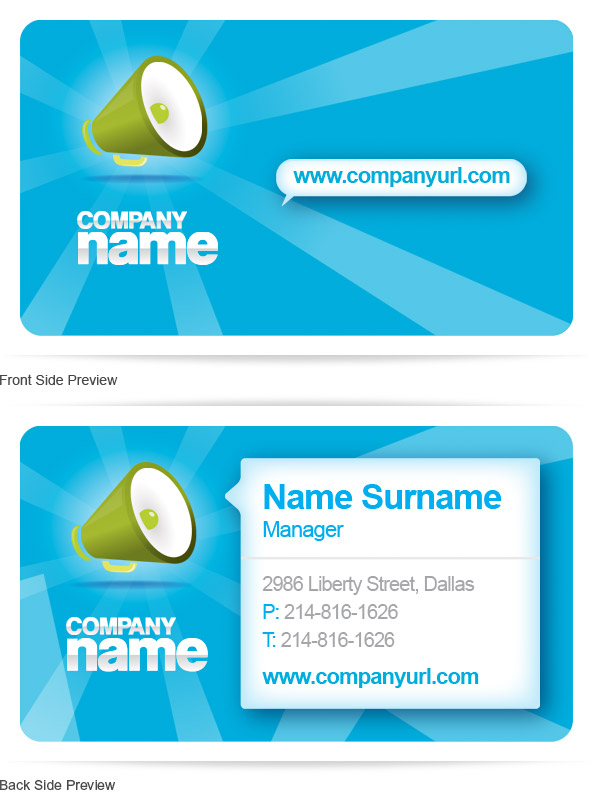 Business Cards Templates Free Psd