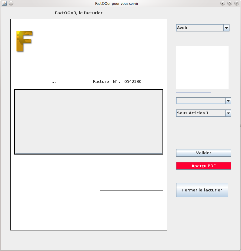 Business Consulting Invoice