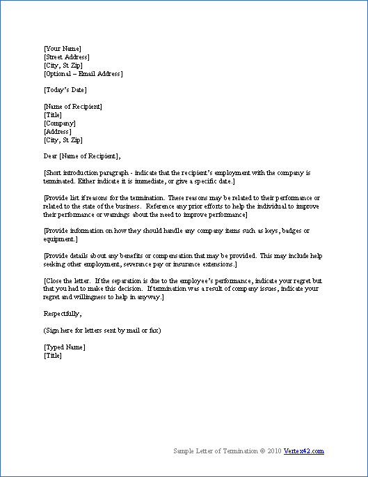 Business Letter Format Example Template