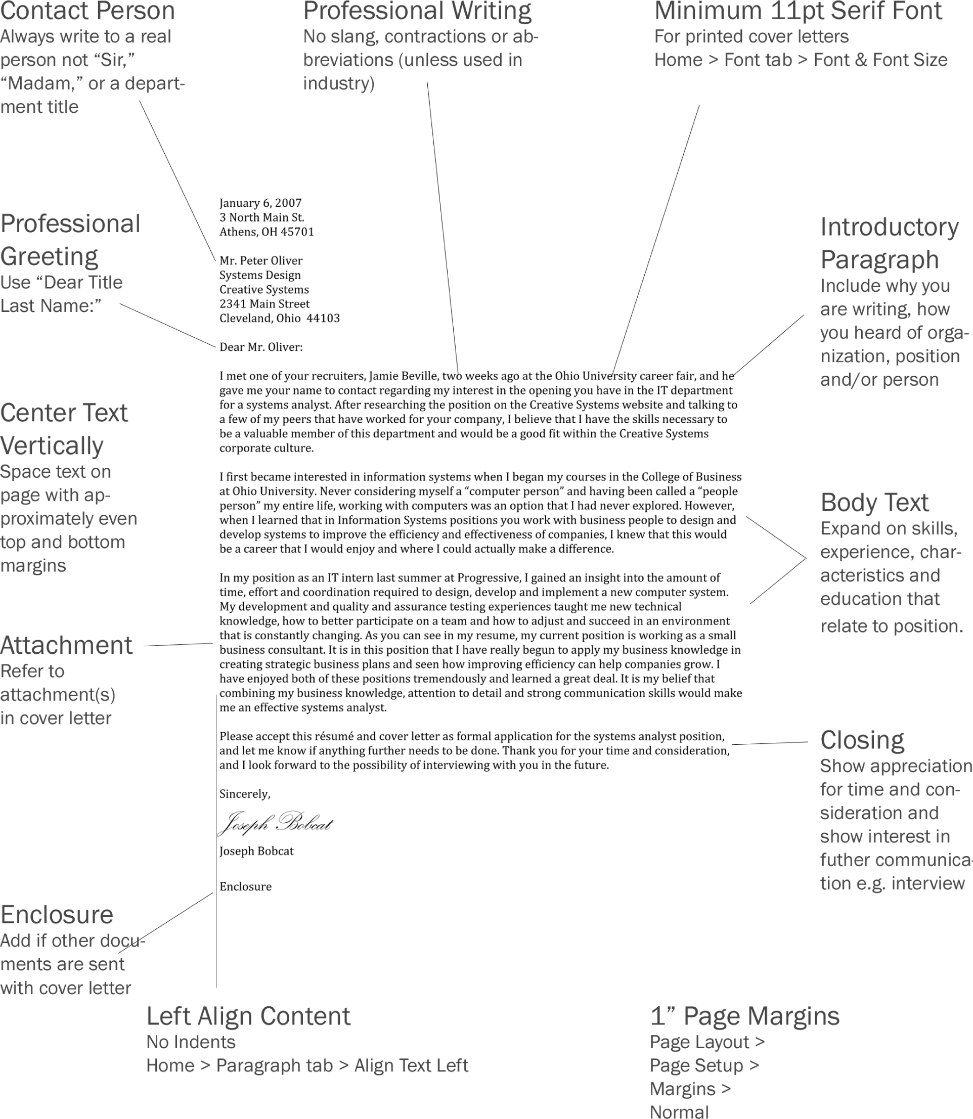 Business Letter Format Spacing