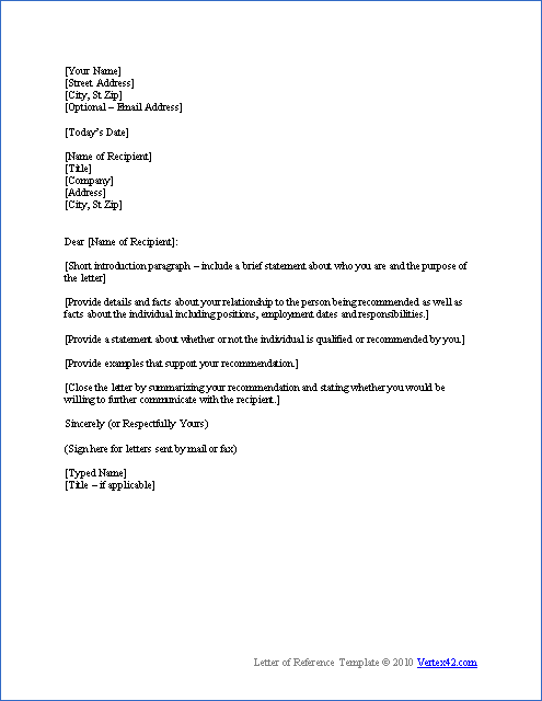 Business Letter Sample Word