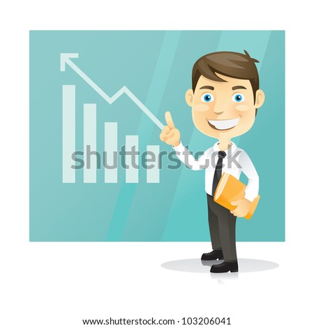 Businessman Cartoon Character