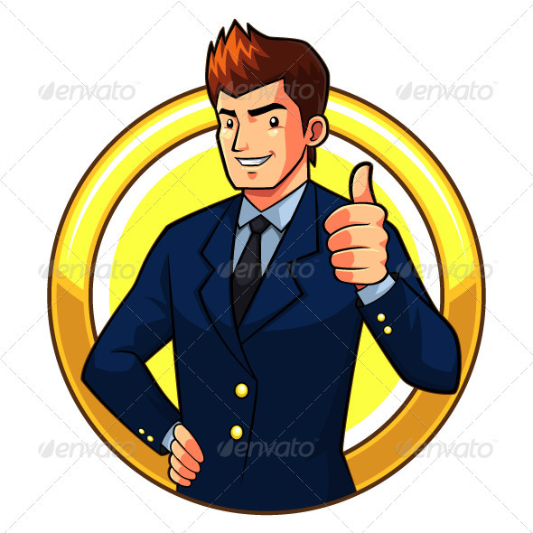 Businessman Vector Characters