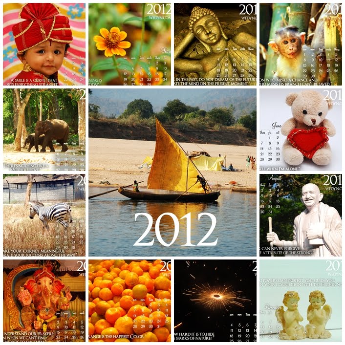 Calendar 2012 India