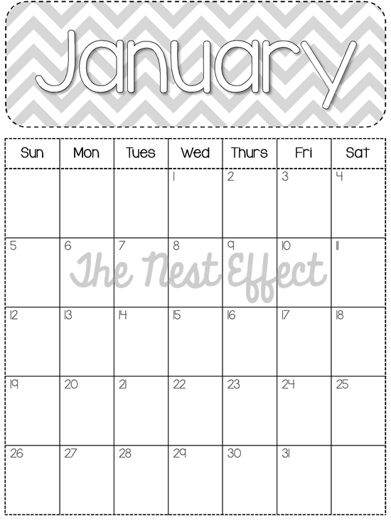 Calendar 2014 Printable Free